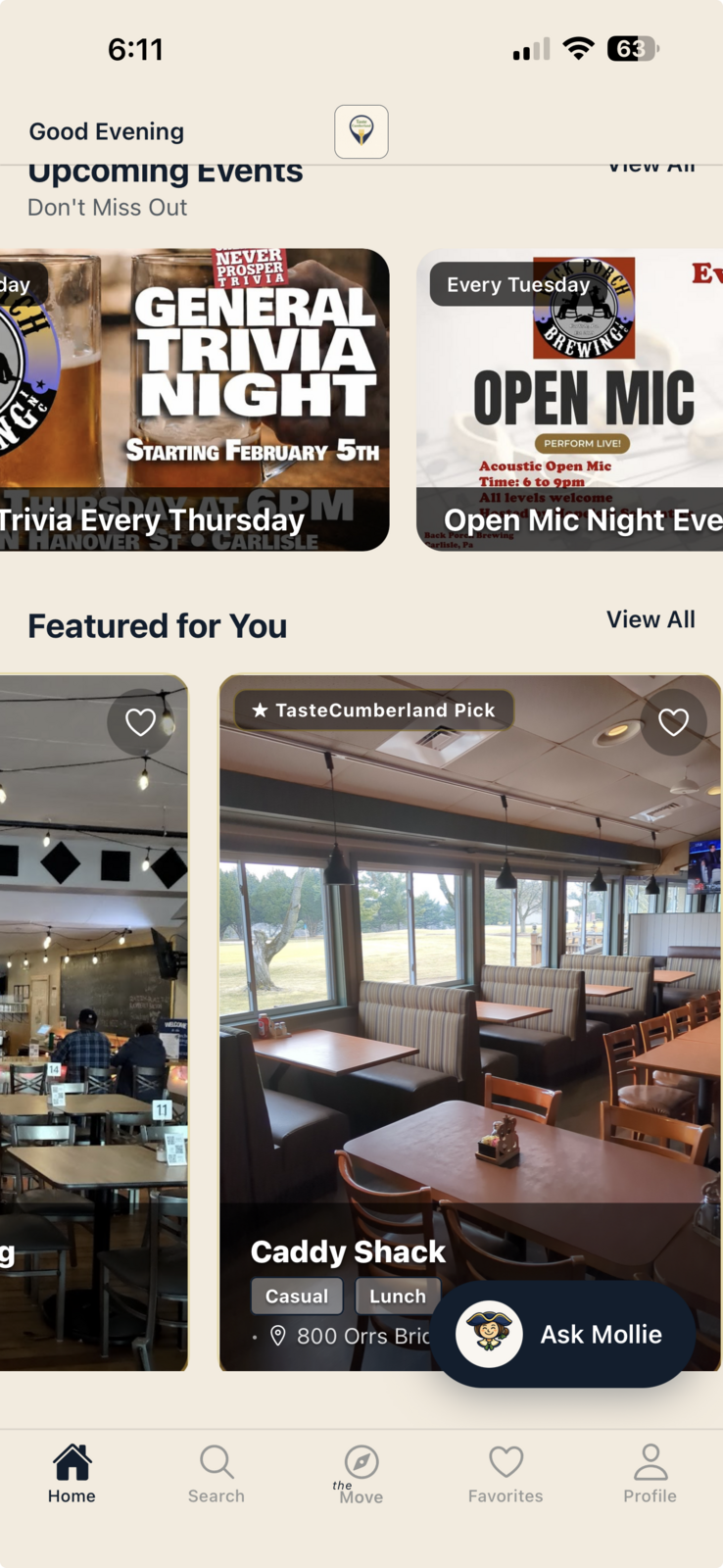 TasteCumberland mobile app