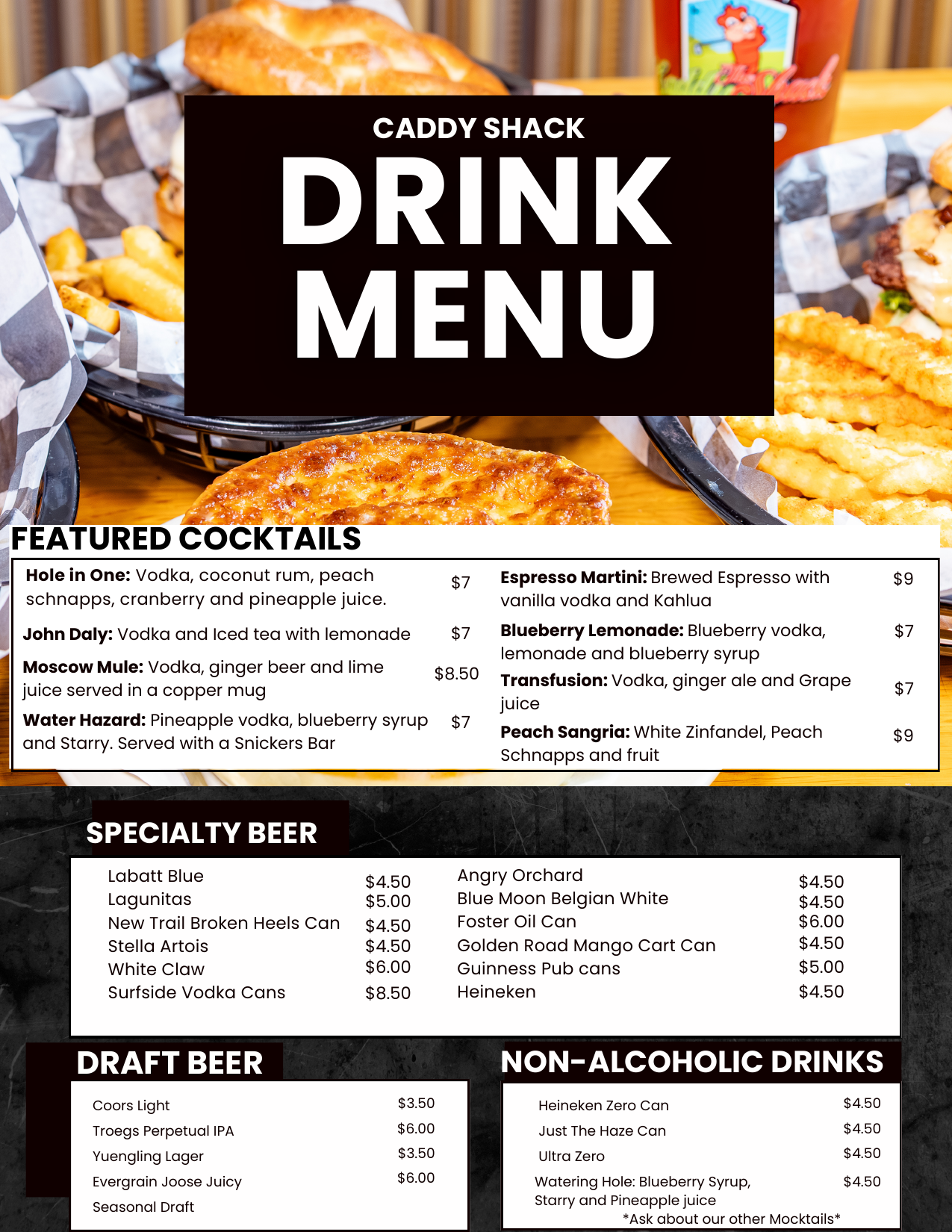 Drink Menu