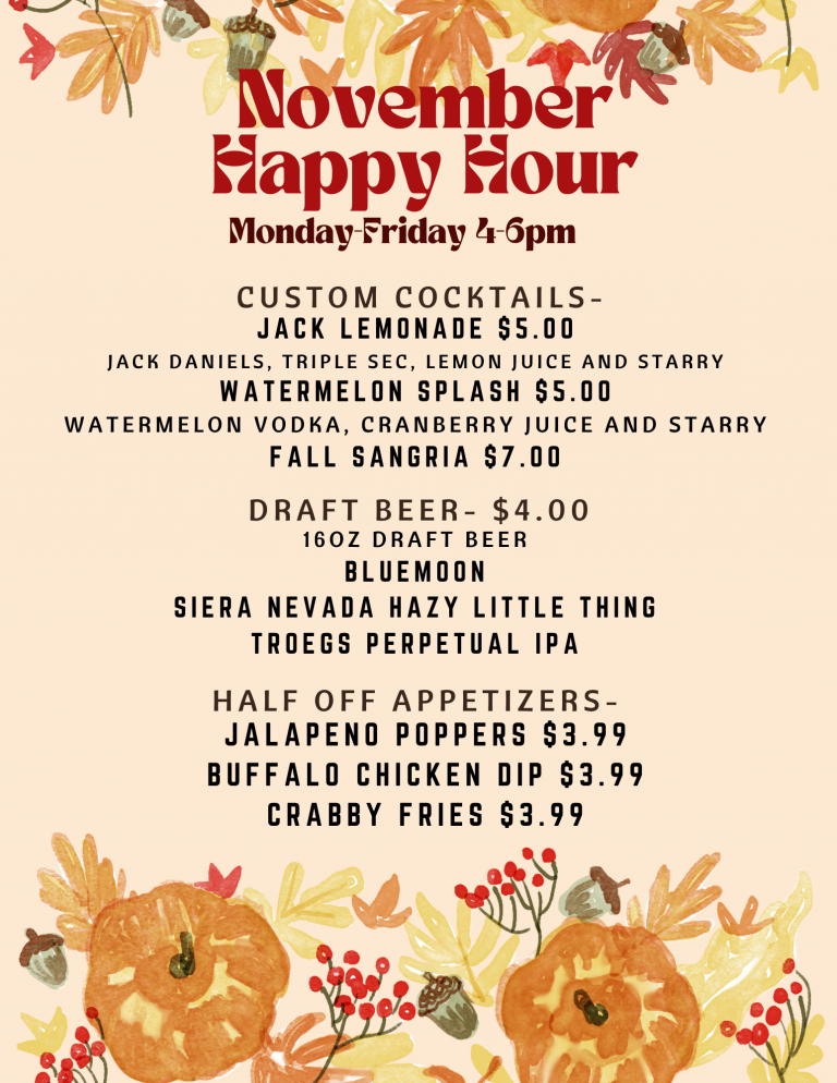 Caddy Shack Restaurant Menus